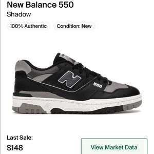 LIKE NEW new balance 550 sneakers unisex!